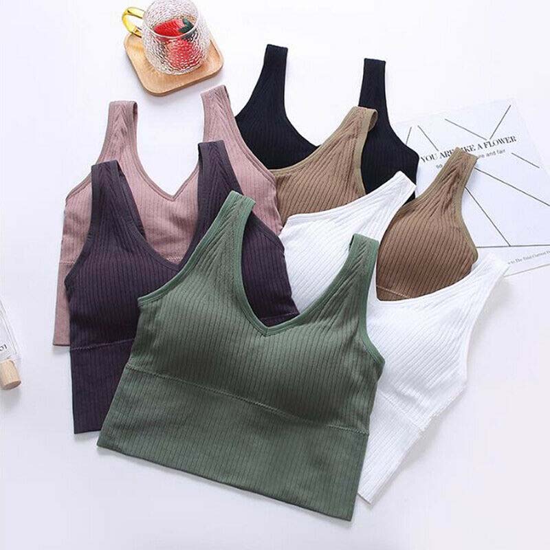 High impact padded longline sports bra