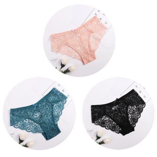Women's Floral Bow Lace Panties Pack