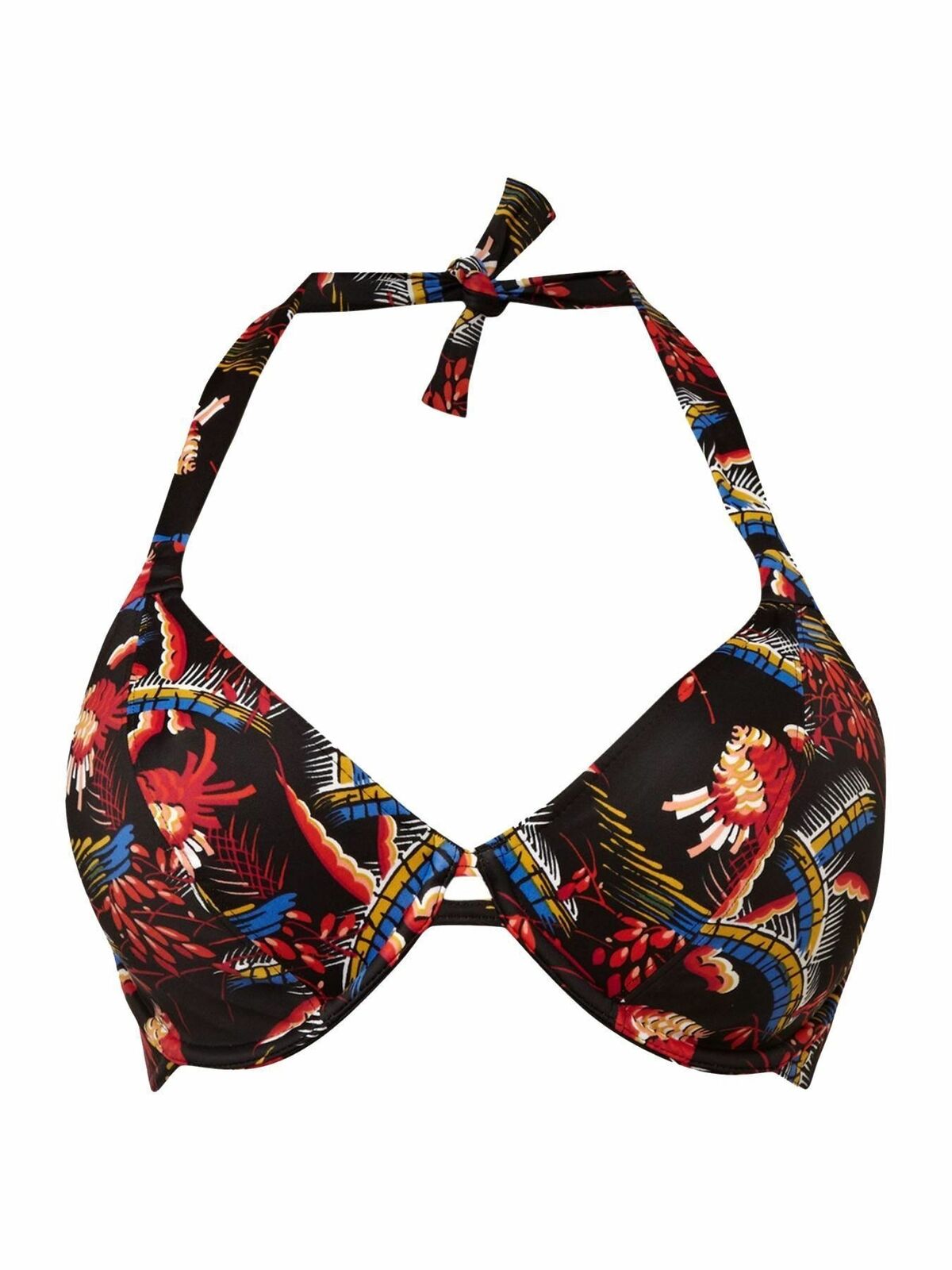 Underwired Halter Neck Bra Top