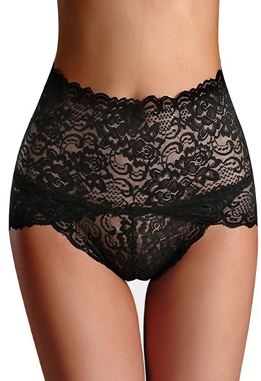 Women's High Waist Lace Panties Pack (of 2)