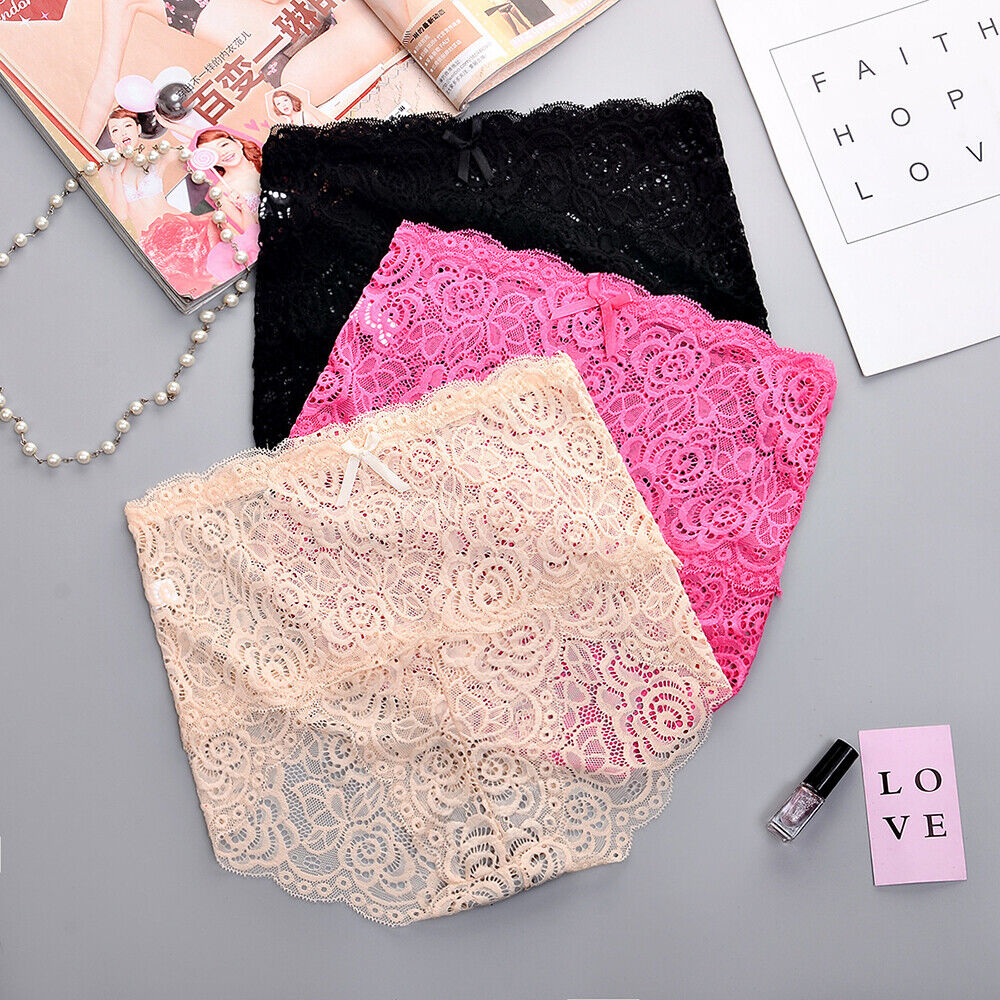 Beautiful High Waist Floral Lace Panties