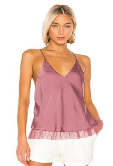 Beautiful Satin Lace Underlay Camisoles