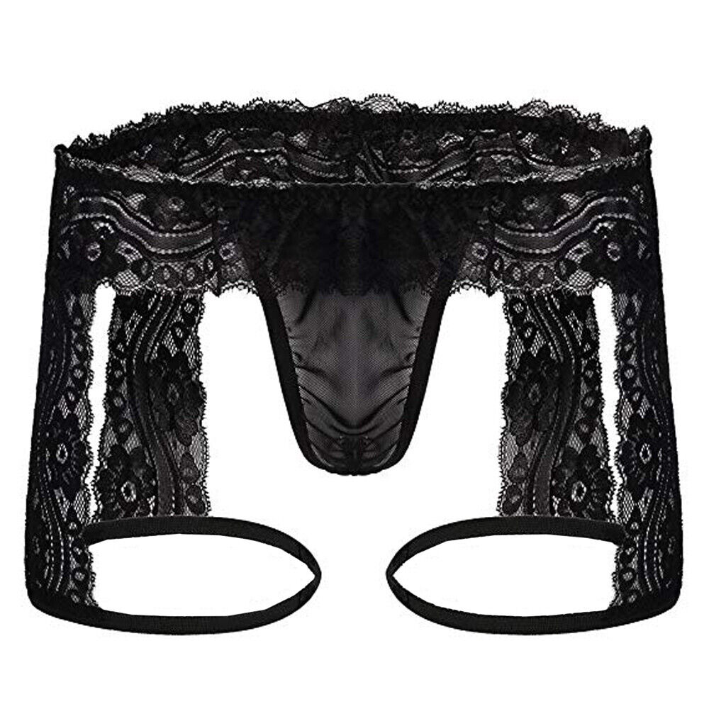 Men's Sissy Lace Thong for Valentine's Gift
