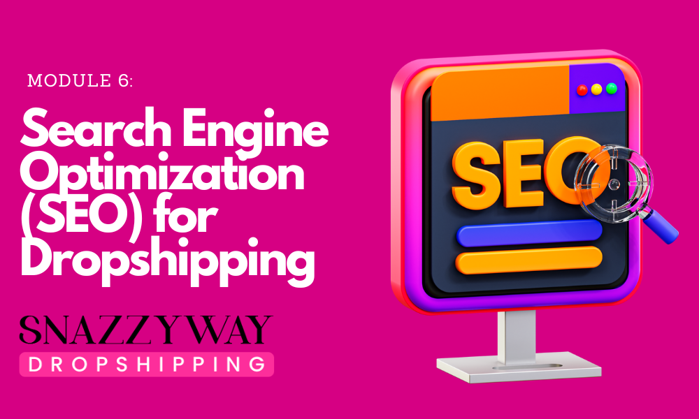 Search Engine Optimization (SEO) for Dropshipping Snazzyway free course