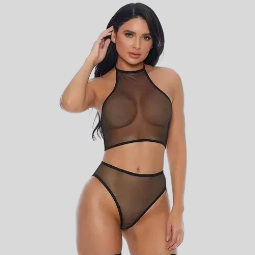 Seductive Lace Babydoll Nightwear for Her