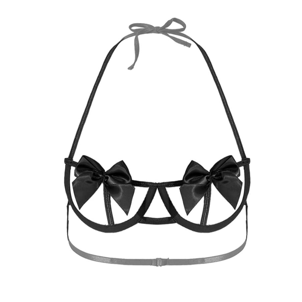 Cut Out Heart Two Piece Underwire Bra Snazzyway