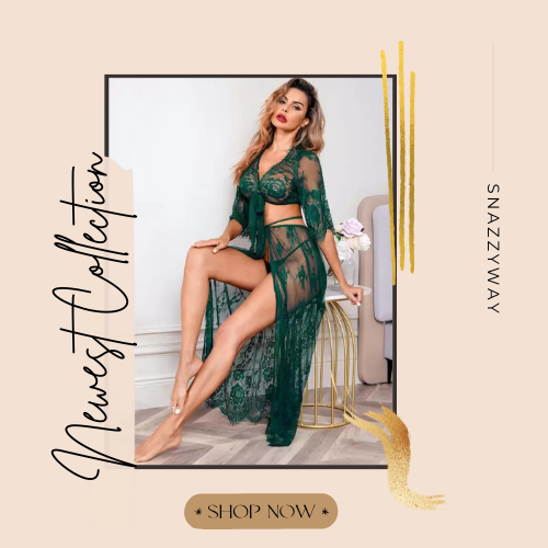 Stylish Sheer Net Top and Skirt Set