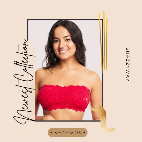 Unpadded Tube Bra with Adjustable Straps for Women