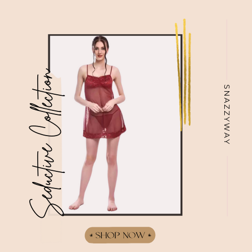 Flirty Sheer Chemise for Women 