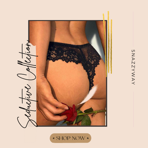 Lovely lace underwear for ladies 