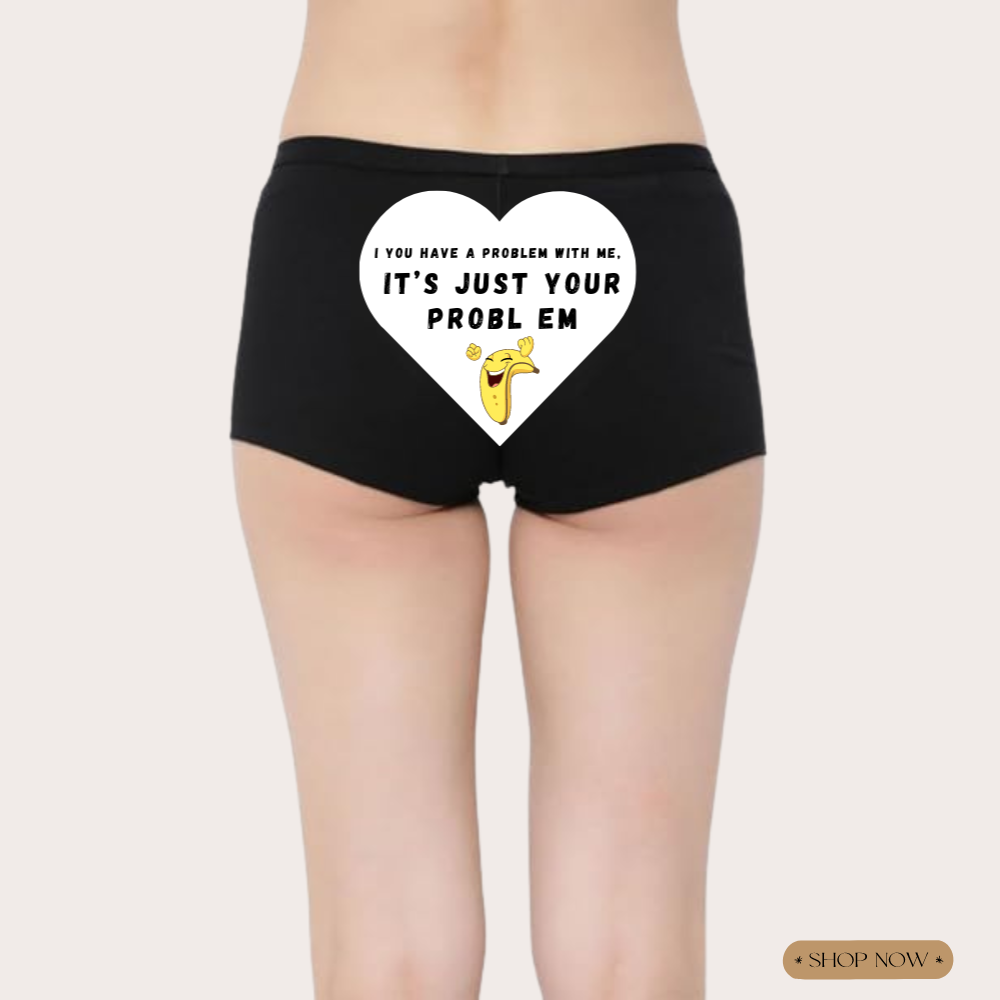 Customized Naughty Quotes Underwear
