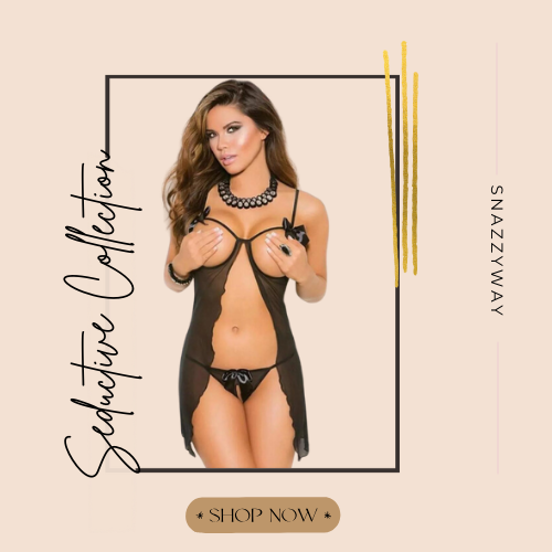 Sheer Cupless Babydoll Lingerie