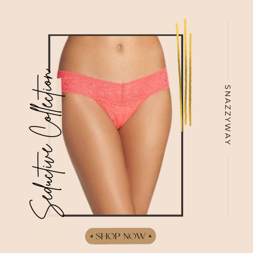 Bassoni Full Floral Lace Thong Panty 