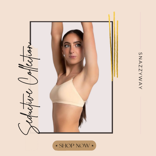 Sexy Tube Bandeau Bra with Transparent Straps in Nude
