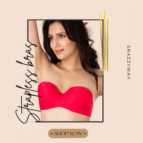 Red Seamfree Luxury Strapless Multiway Padded Bra