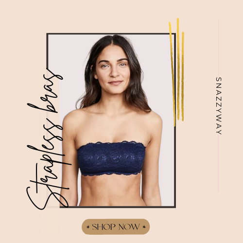 Sexy Tube Bandeau Bra Top in Striking Cobalt 
