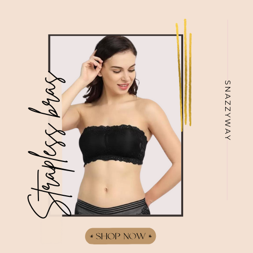 Soft and Stretchable Wirefree Tube Top Bra for Comfort