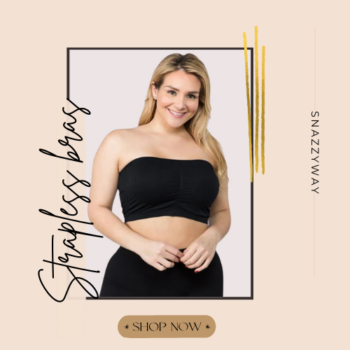 2-Pack Tube Bandeau Bra Tops for Women 