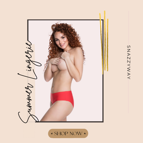 French Daina Red Seamless Panties