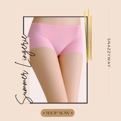 Seamless Boxer Shorts Panties 3 PK