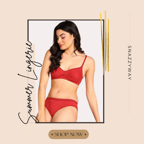 Soft Cotton Lingerie Set For Her