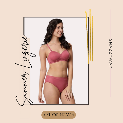 Casual Chic Cotton Bra Panty Set