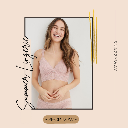 Women’s Chic Pink Racerback lace bralette