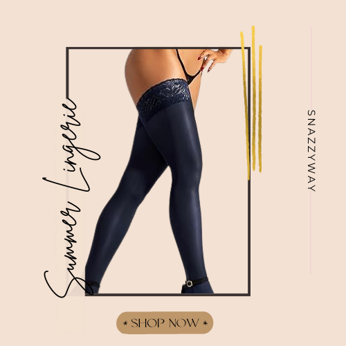 Lace Thigh-High Shree Stockings for Women