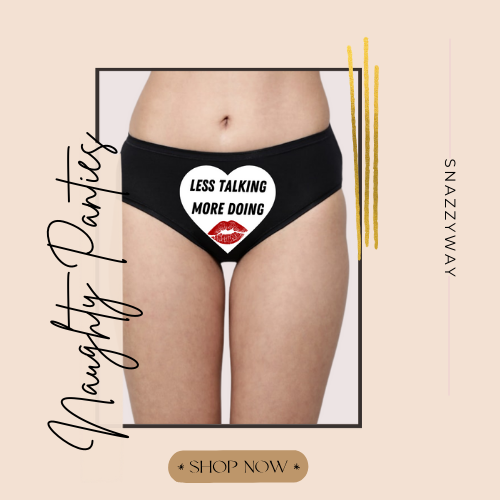 Sensual Custom Text Get Things Done Panty