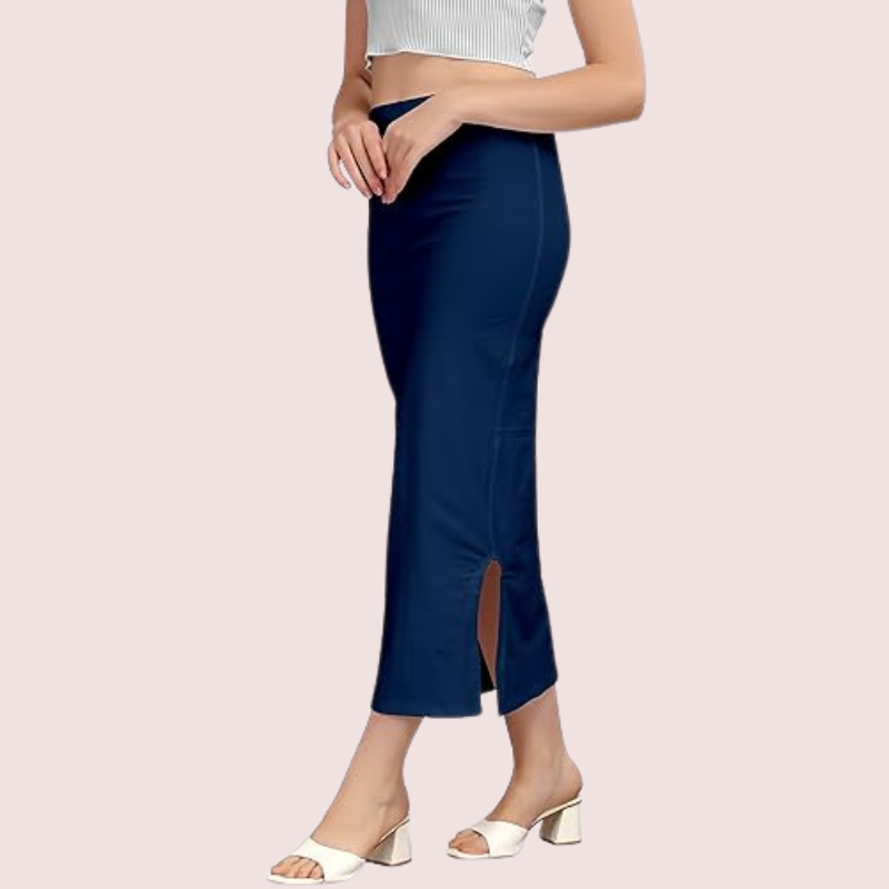 Elegant Cotton Blend Saree Shapewear Petticoat