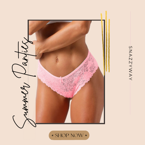 Ladies’ Hipster Brief Floral Lace Undies