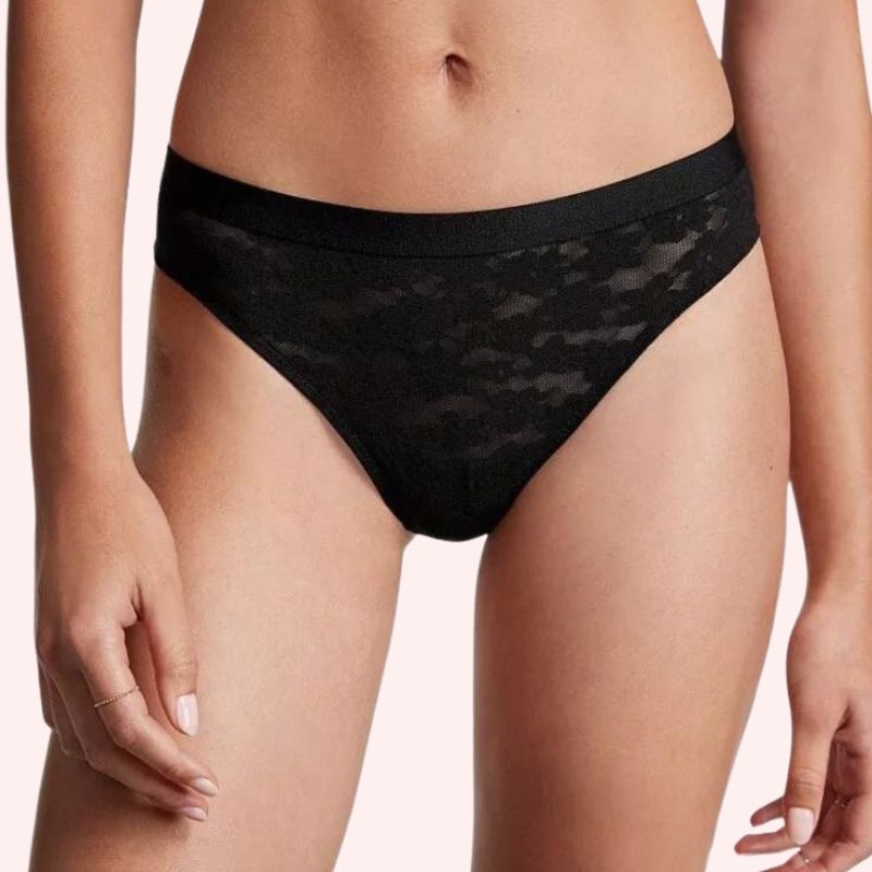 Everyday Wear Lace Thong Panty (Pack of 2)