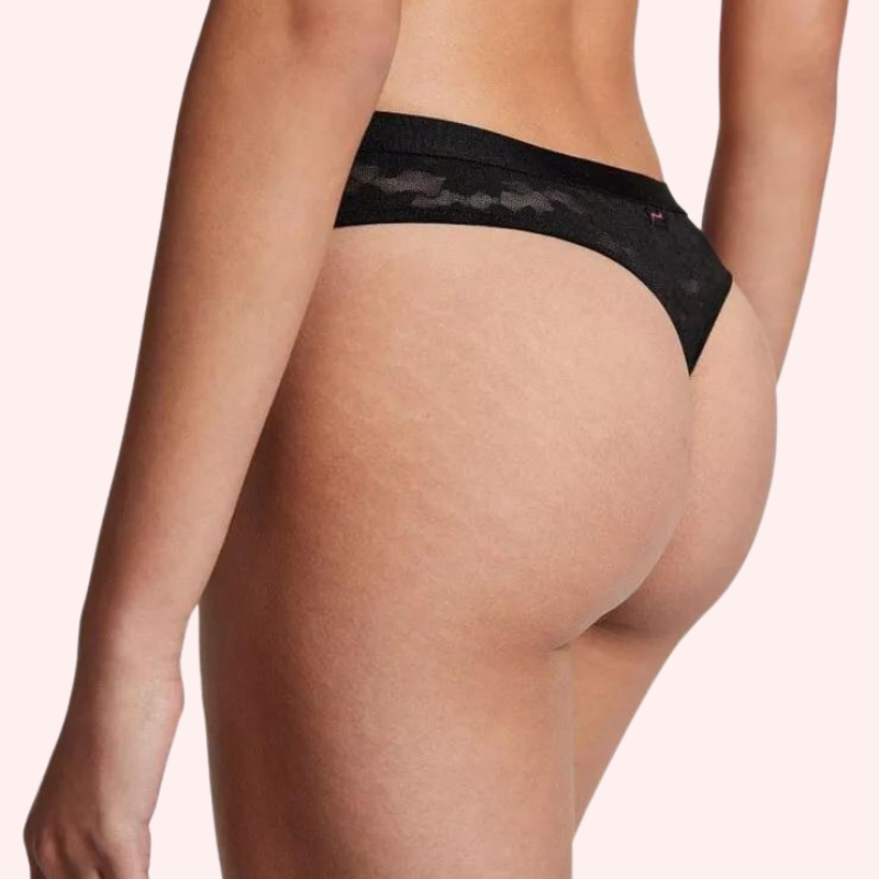 Everyday Wear Lace Thong Panty (Pack of 2)