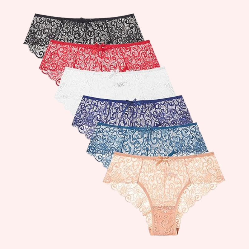 Feminine Lace Hipster Women's Panty (Pack of 4)