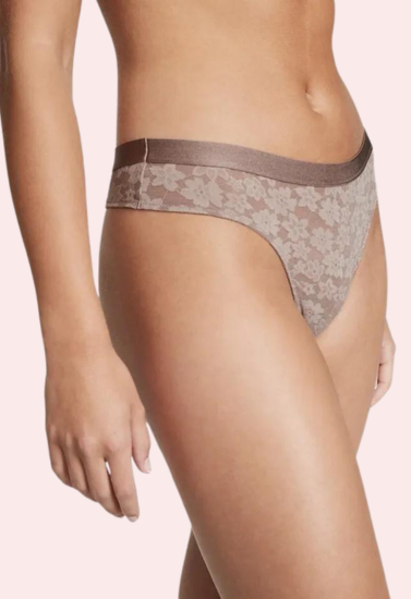 Lace Thong Panty for Daily Wear (Set of 2)