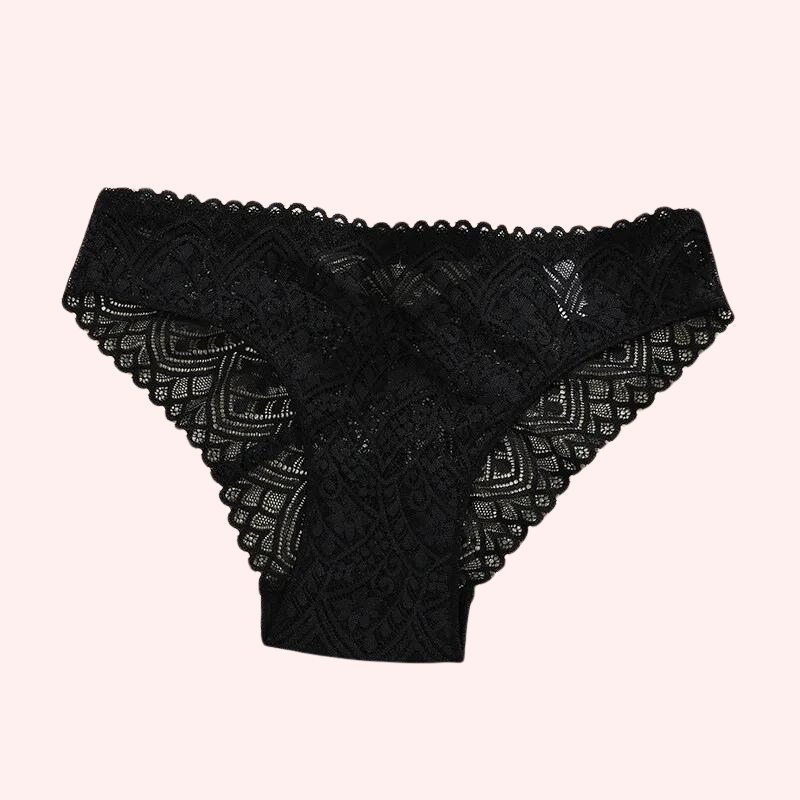 Sexy Lace Thong Underwear for Women (Pack-2)