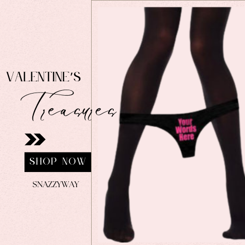 Romantic personalized panties with names - Valentine's Day dropshipping ideas in India