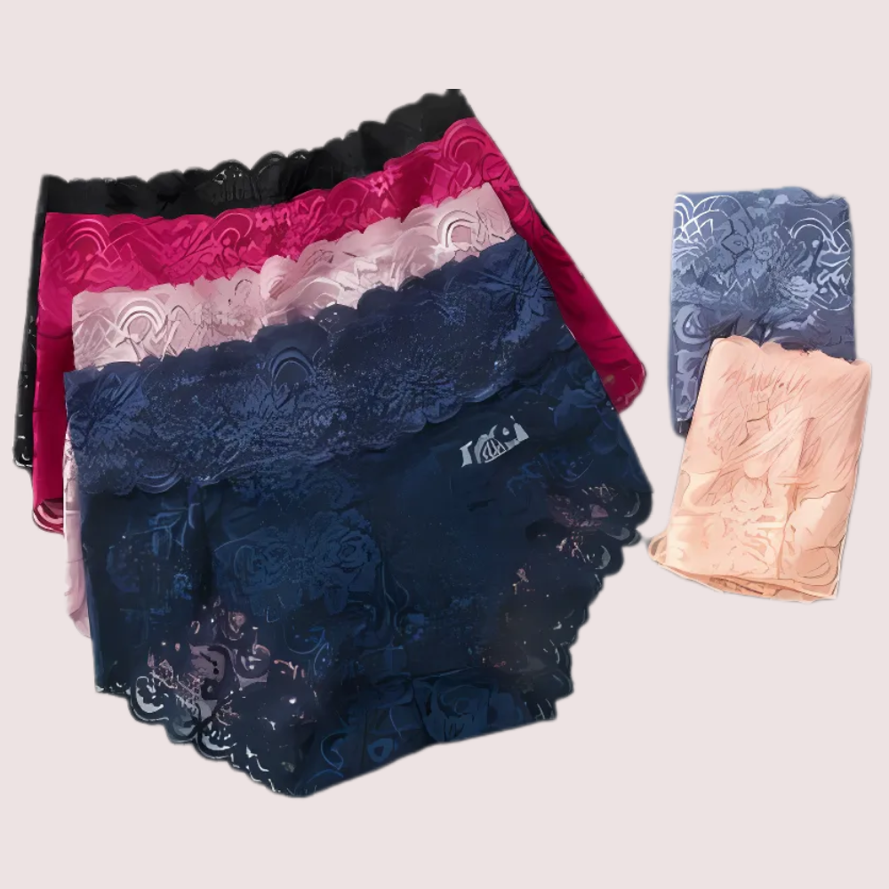 Women and Beautiful Lace Panties Pack (of 3)