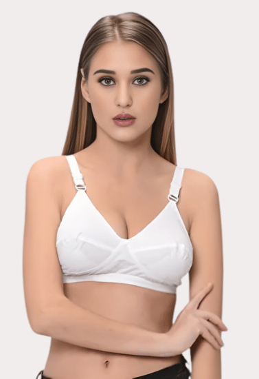 Everyday Comfort Cotton Wire-Free Bra (Pack of 2) – Soft Non-Padded Daily Wear Bras