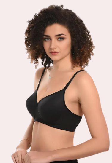 Women Seamless Lightly Padded Wire-Free T-Shirt Bra