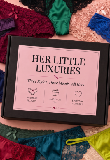 Her Little Luxuries — Luxury 3-Piece Panty Collection