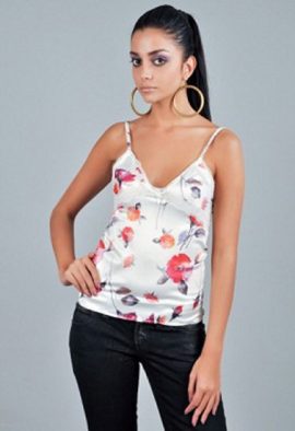 D&G White Floral Camisole