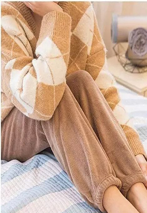 Ladies Wool Stretchable Pajama (Pack of 2)