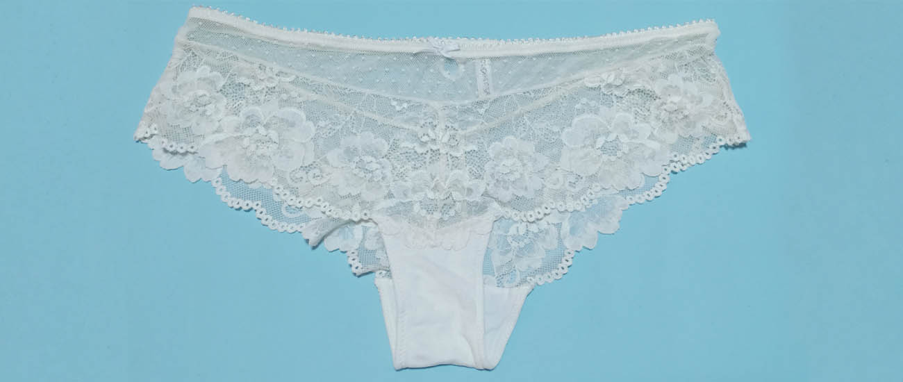 White Lacy transparent Front Bow Bridal honeymoon Panty Snazzyway India