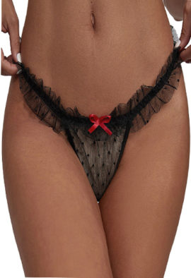Womens Hot Trim Lattice Straps G-string Underwear