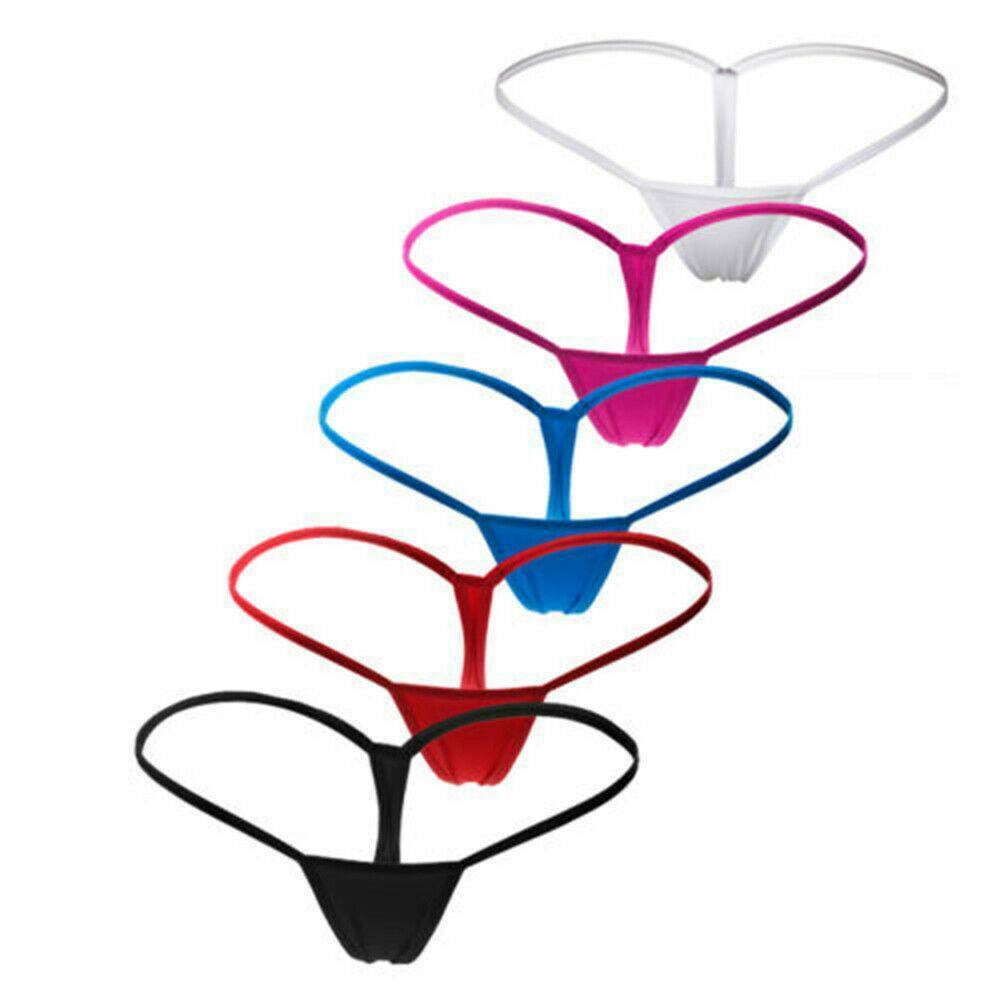 5Pcs Womens Sexy Mini Thong G-String Panties-Snazzyway.com