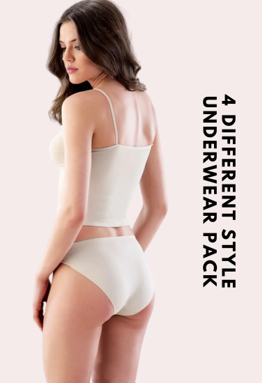 4 Different Style Underwear Pack