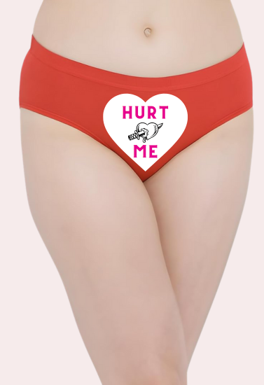 Heart-themed Playful Custom Panty for Her