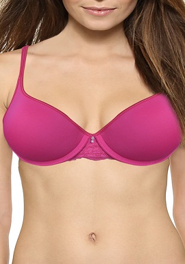 Hushh Sexy Geo Lace Pink T-Shirt Bra |online|India|