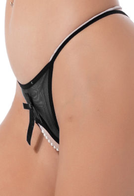 SEXY CROTCHLESS MESH G STRING